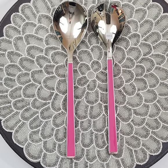 Kate Spade for Lenox Red Pink Serving Set NWOB - Picture 5 of 8